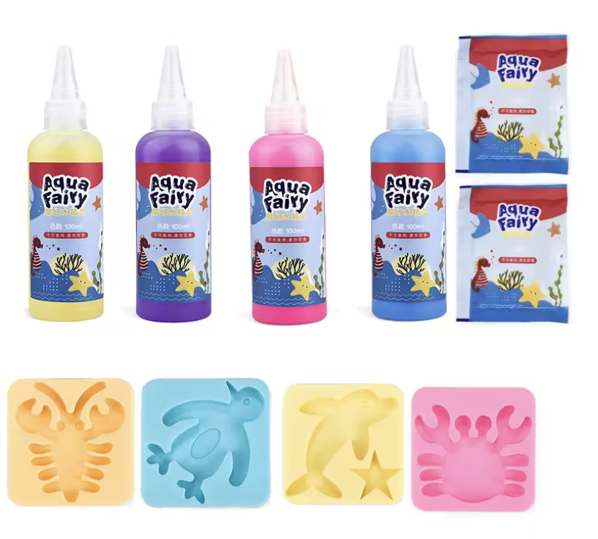 Magic Water Elf Mold DIY Aqua Fairy Gel Toy Set