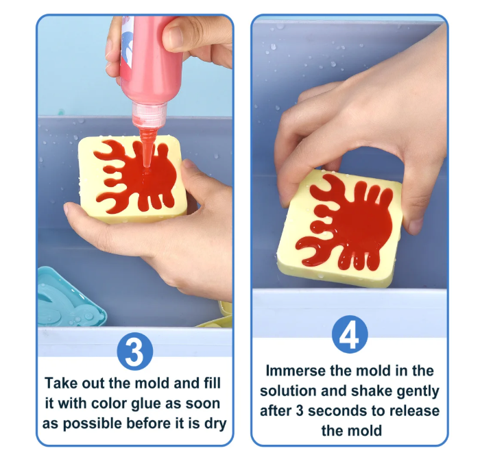 Magic Water Elf Mold DIY Aqua Fairy Gel Toy Set