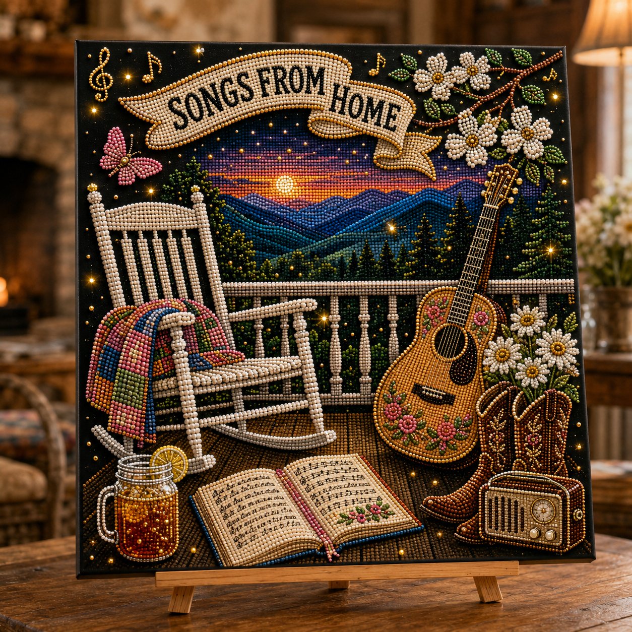 Dolly Country Music DIY Bead Art Kit