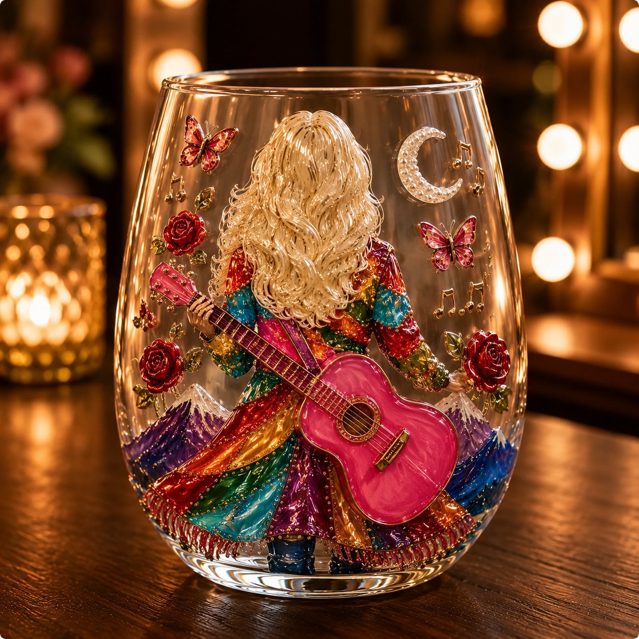 🤠8 Dolly-Inspired Country Designs with Raised Guitars, Butterflies, Boots, Florals & Vintage Music Details 🎸✨