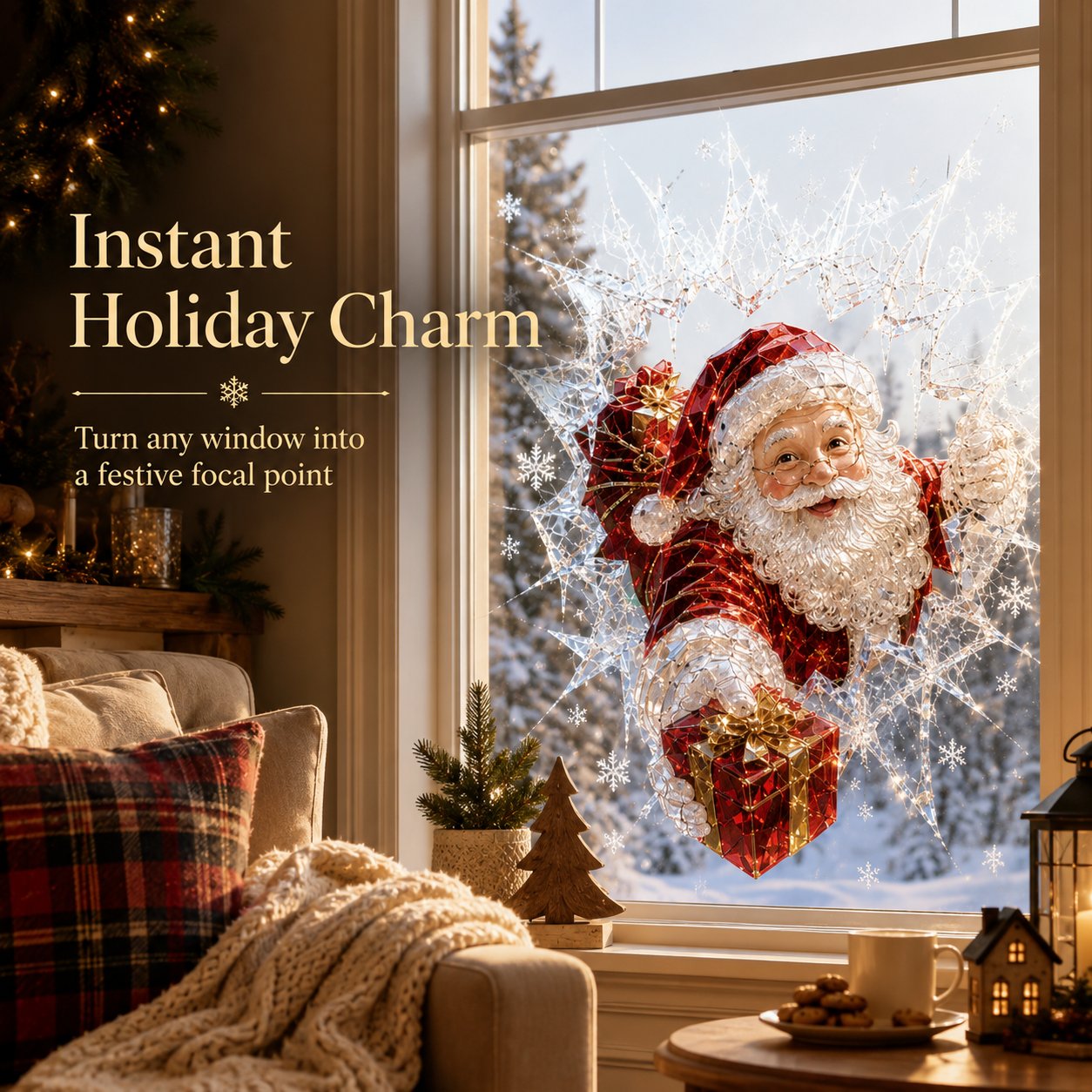 🎅2026 Christmas Window Decals