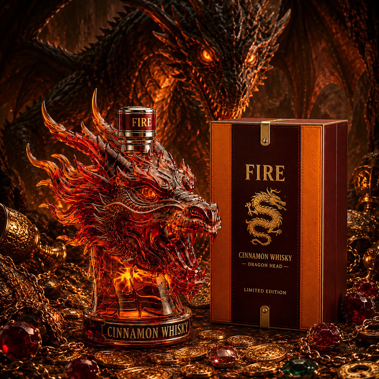 🔥HOT SALE 49% OFF🐉🍺Whiskey Decanter - Dragon Edition✨