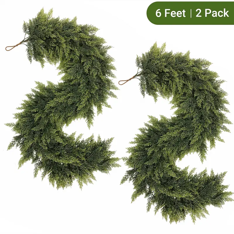 Premium Artificial Christmas Garland – Create a Warm & Cozy Holiday Home