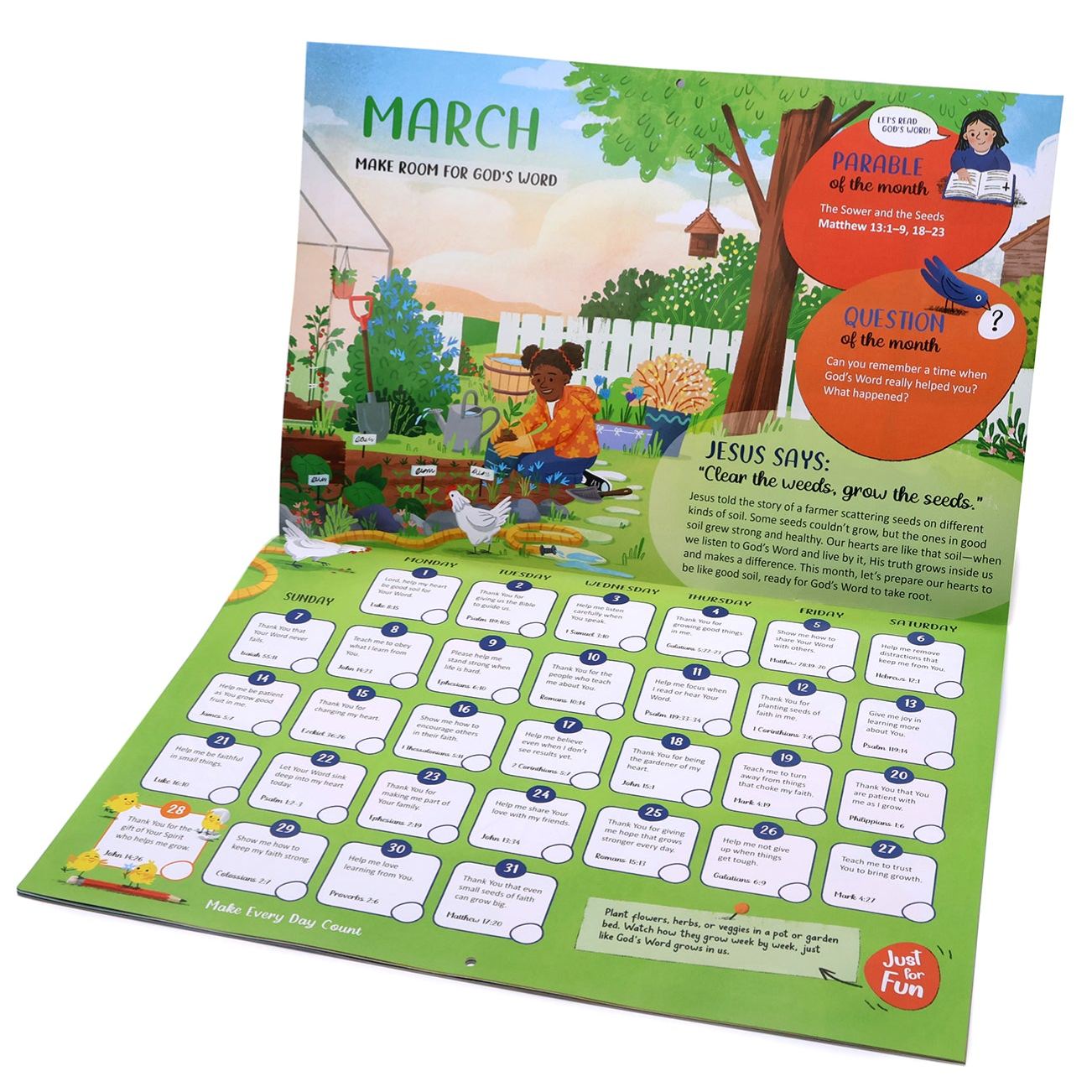 2027 Family Prayer Calendar
