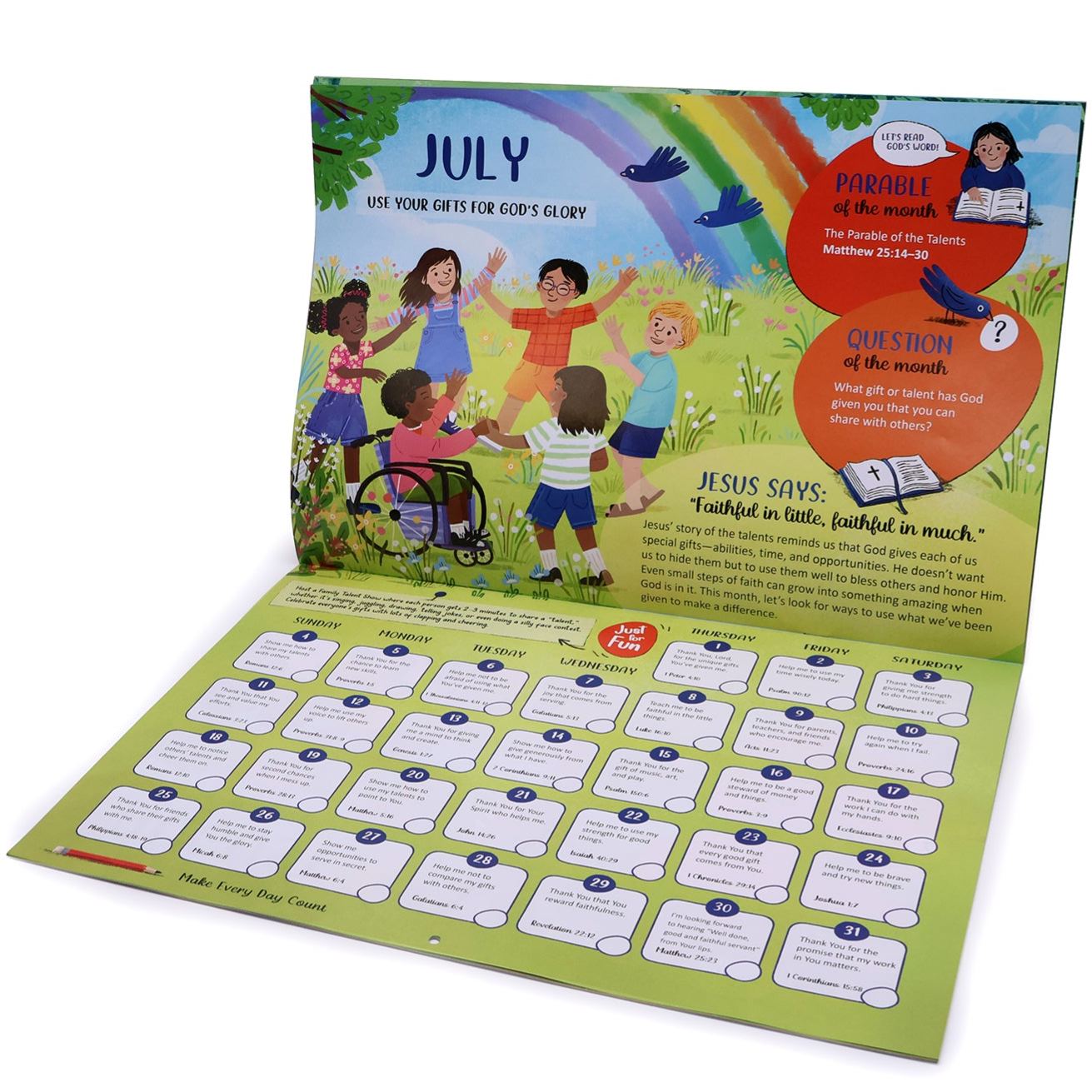 2027 Family Prayer Calendar