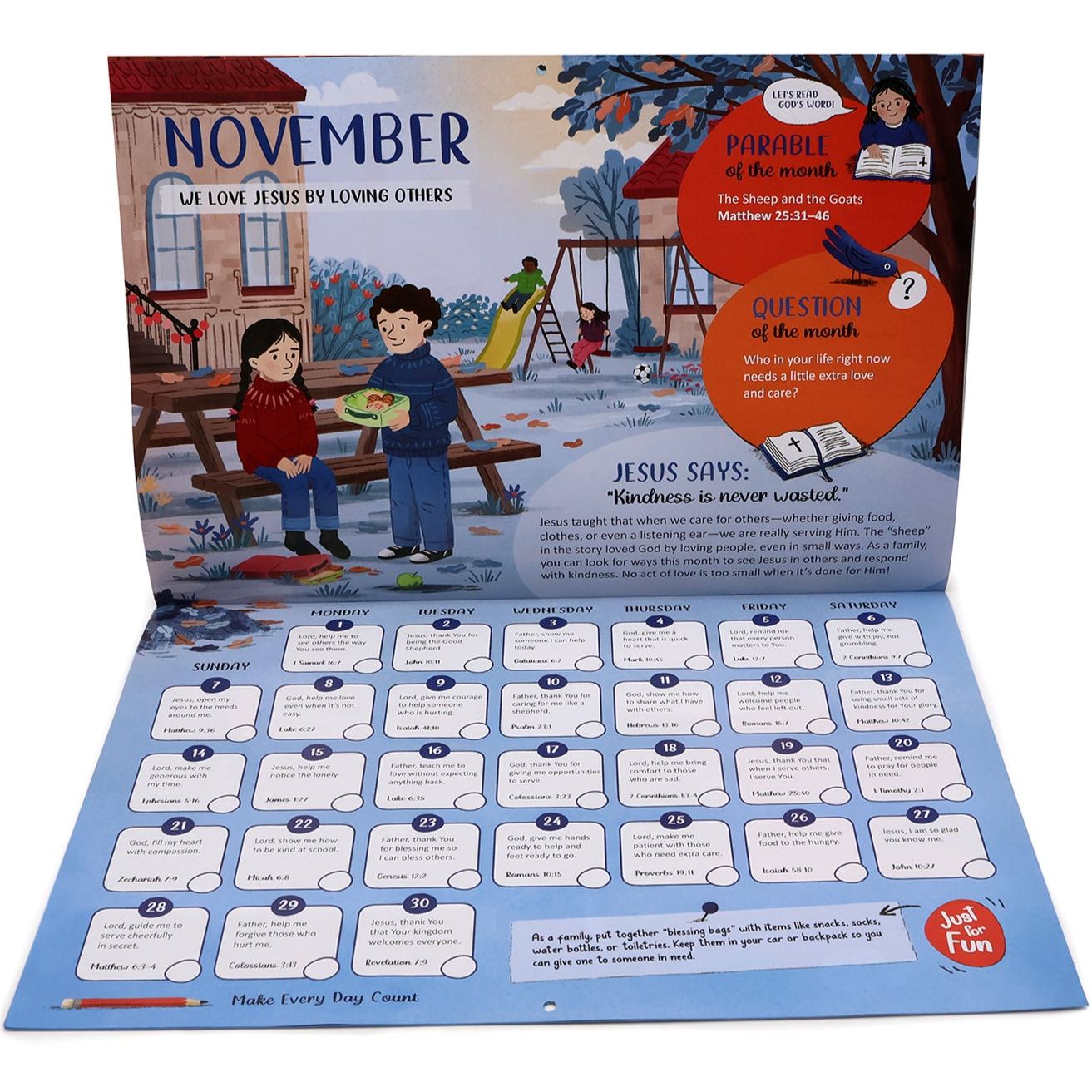2027 Family Prayer Calendar