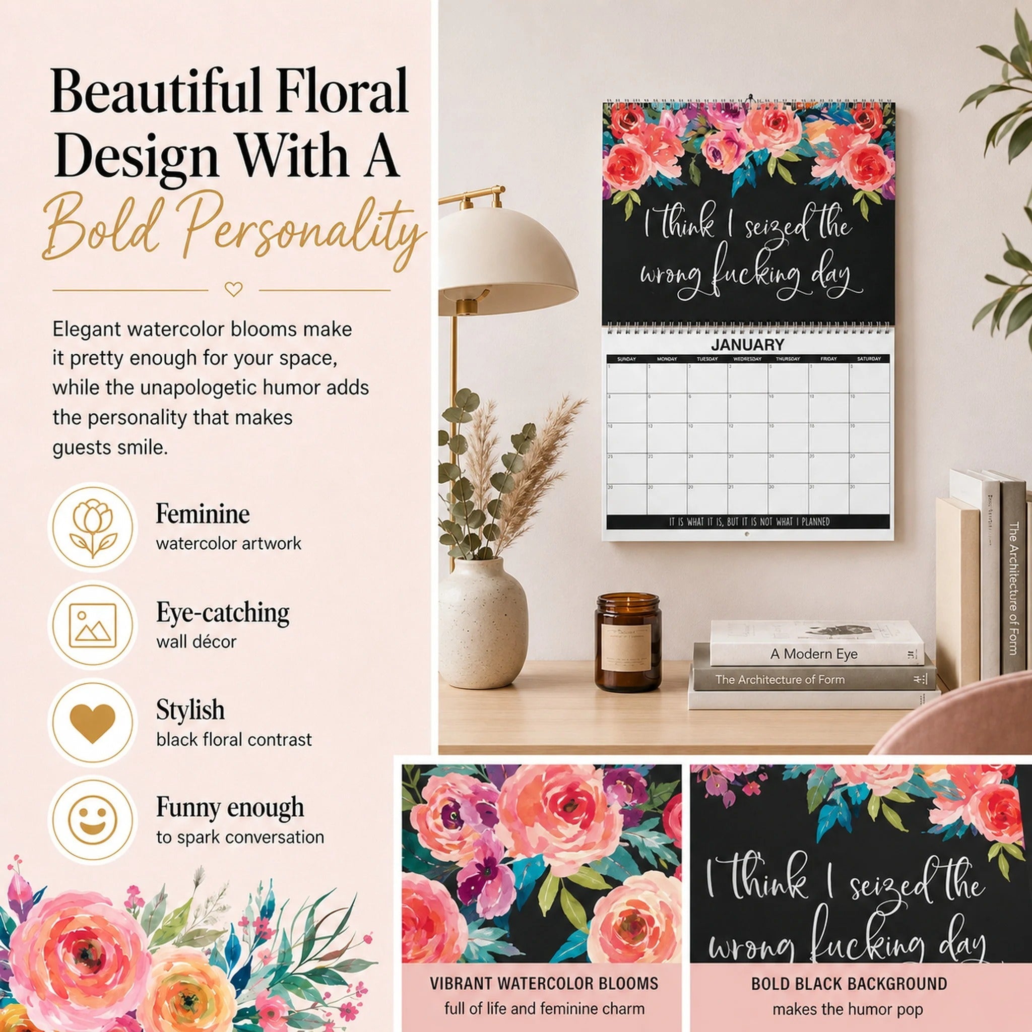 2027 Funny Swear Word Wall Calendar