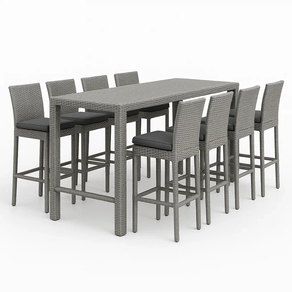 Außenmöbel-Set,Bar-Set-decoravena