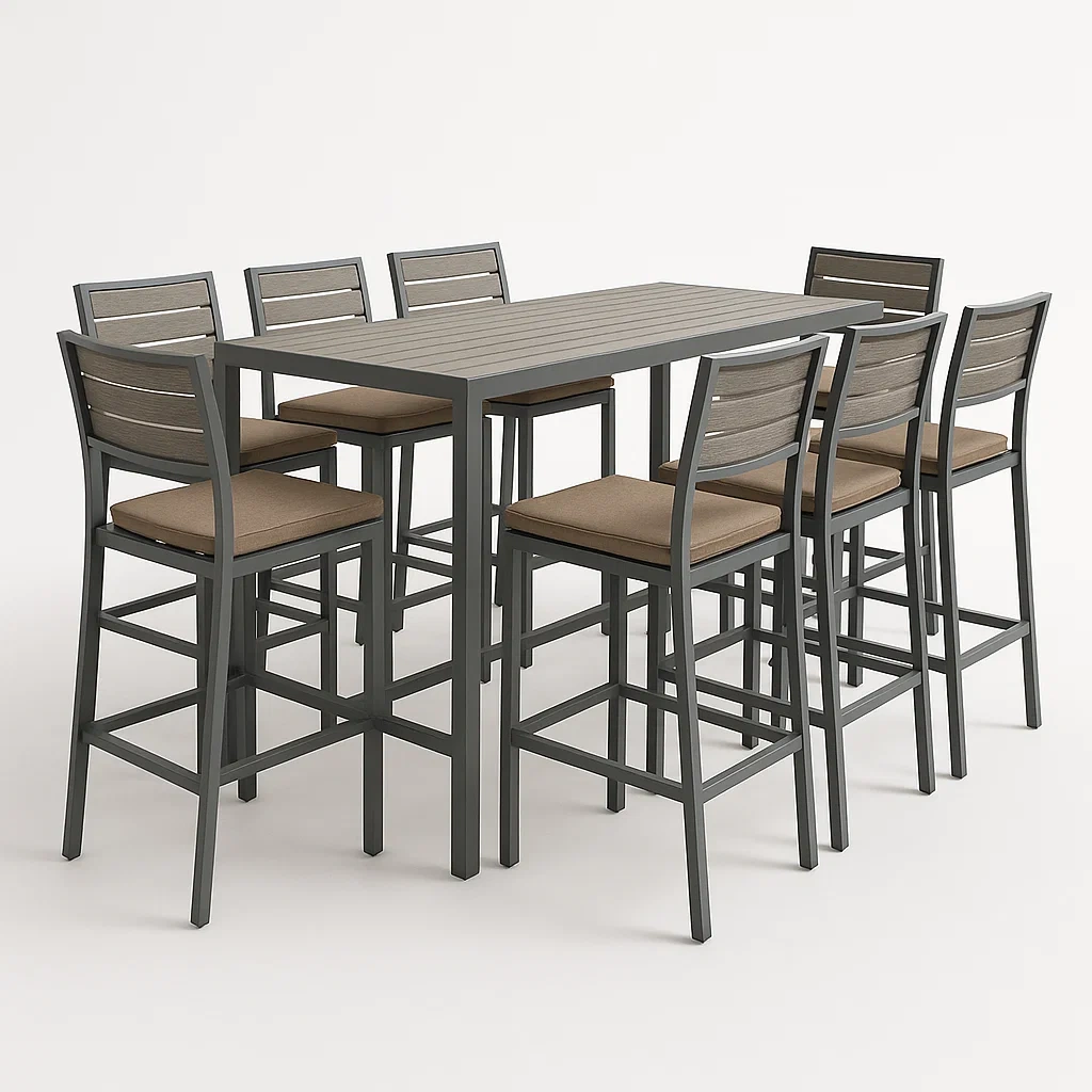 Außenmöbel-Set,Bar-Set-decoravena