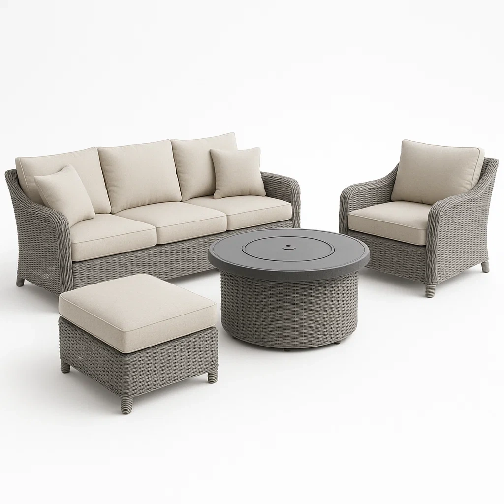 Außenmöbel-Set,Loungemöbel-Set-decoravena