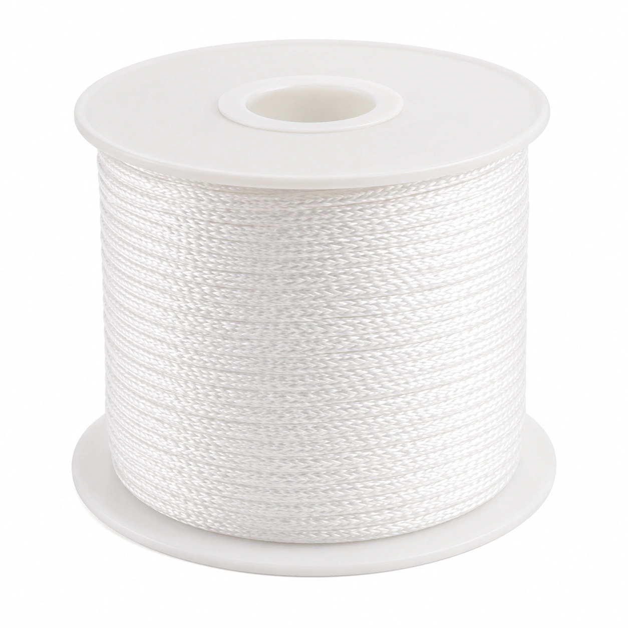 Nylon Flechtschnur Weiss auf Spule-estovialiving
