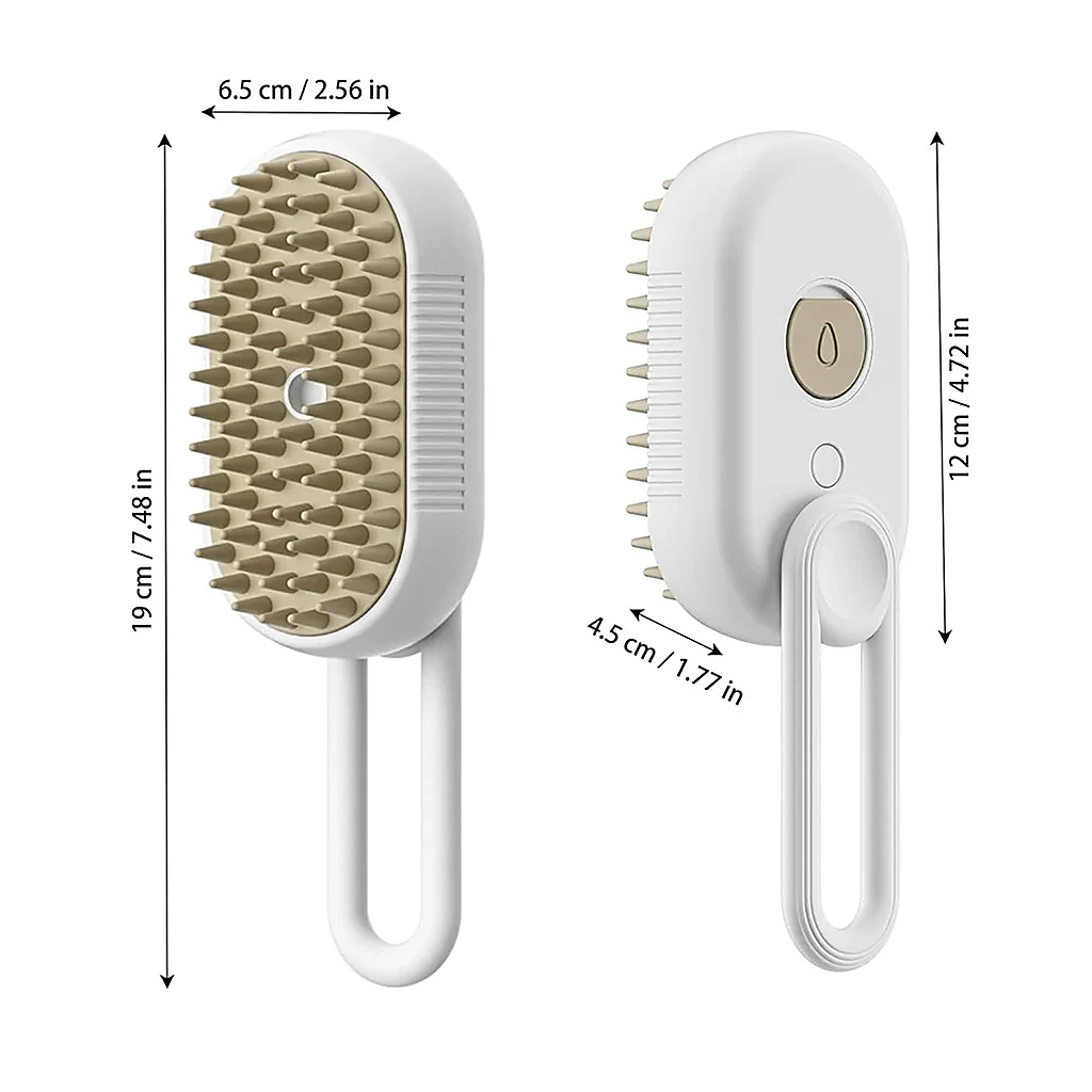 🐾 cartivoe™ 3-in-1 Cool Mist Pet Grooming Brush 💨✨ – Deshedding, Massage & Gentle Coat Care for Cats & Dogs 🐱🐶