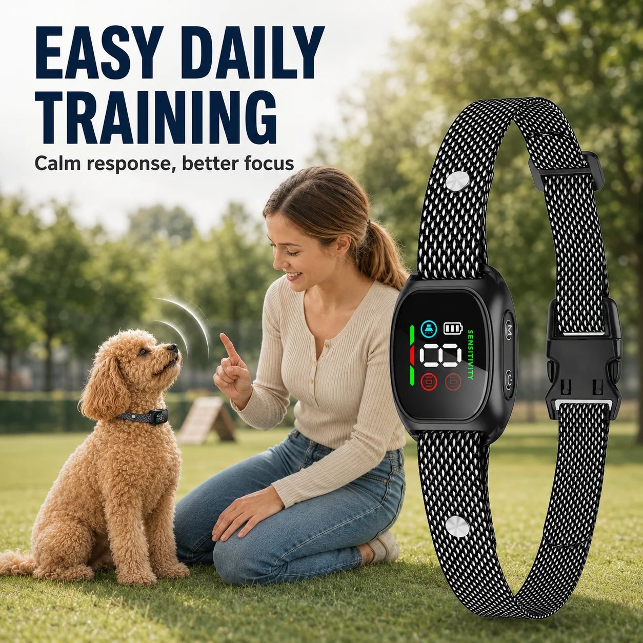 🚚 Free Shipping · 50% OFF! Less Barking, More Peace—Smart No-Shock Training for Happier Dogs 🐶🐾