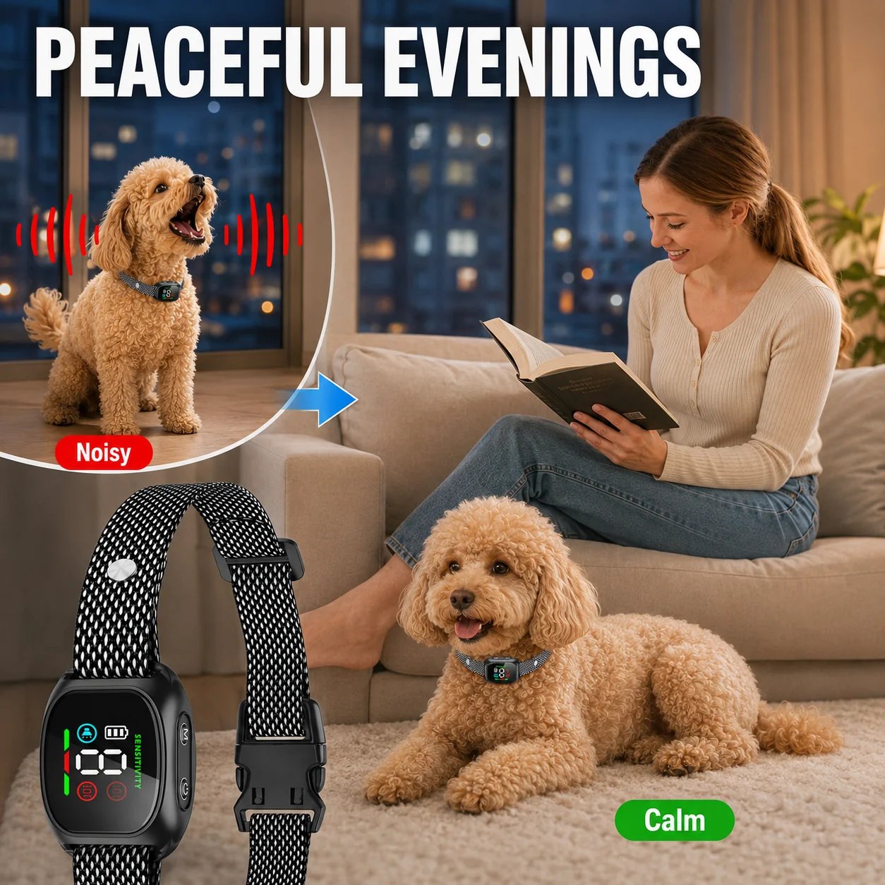 🚚 Free Shipping · 50% OFF! Less Barking, More Peace—Smart No-Shock Training for Happier Dogs 🐶🐾