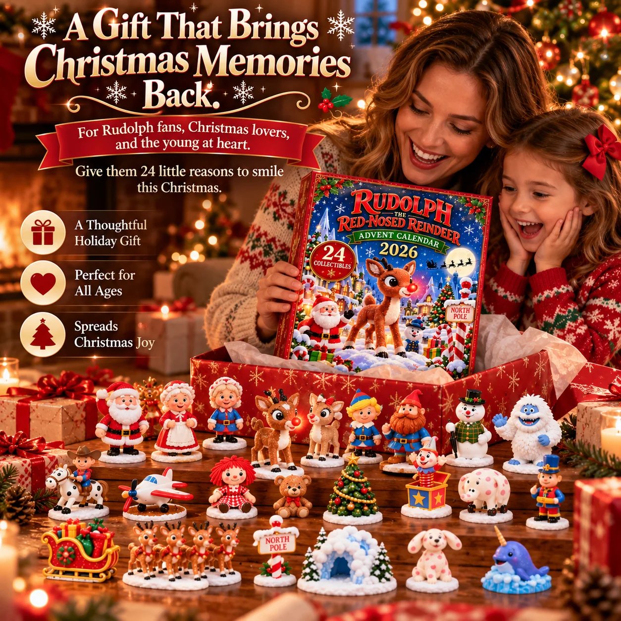 24 Days of Rudolph Christmas Magic – 2026 Advent Calendar