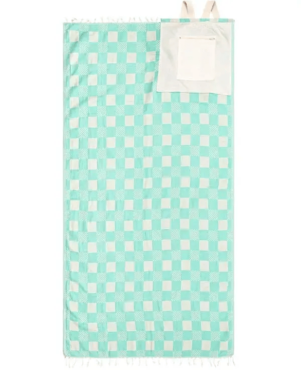 ⏰LAST DAY 49% OFF - 🏖️2-in-1 Convertible Towel & Backpack with Inner Zip Pocket & Sand-Repelling Fabric
