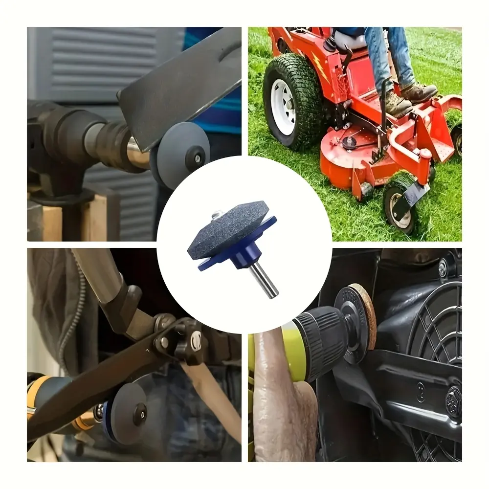 Lawn Mower Blade Sharpener Drill Attachment – Restore Dull Blades in Minutes