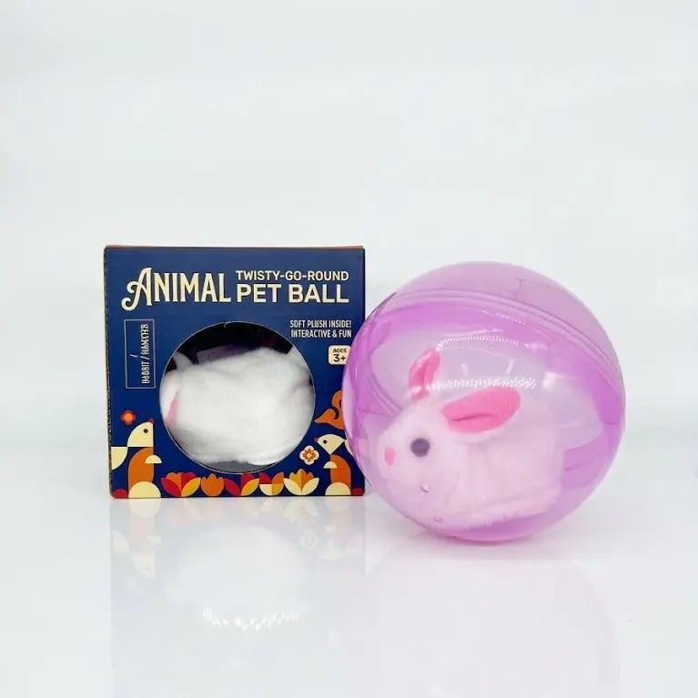 🔥Hot Sale 49% OFF!!🐈Auto-Rolling Ball with Mouse Hands-Free Play for Indoor Cats