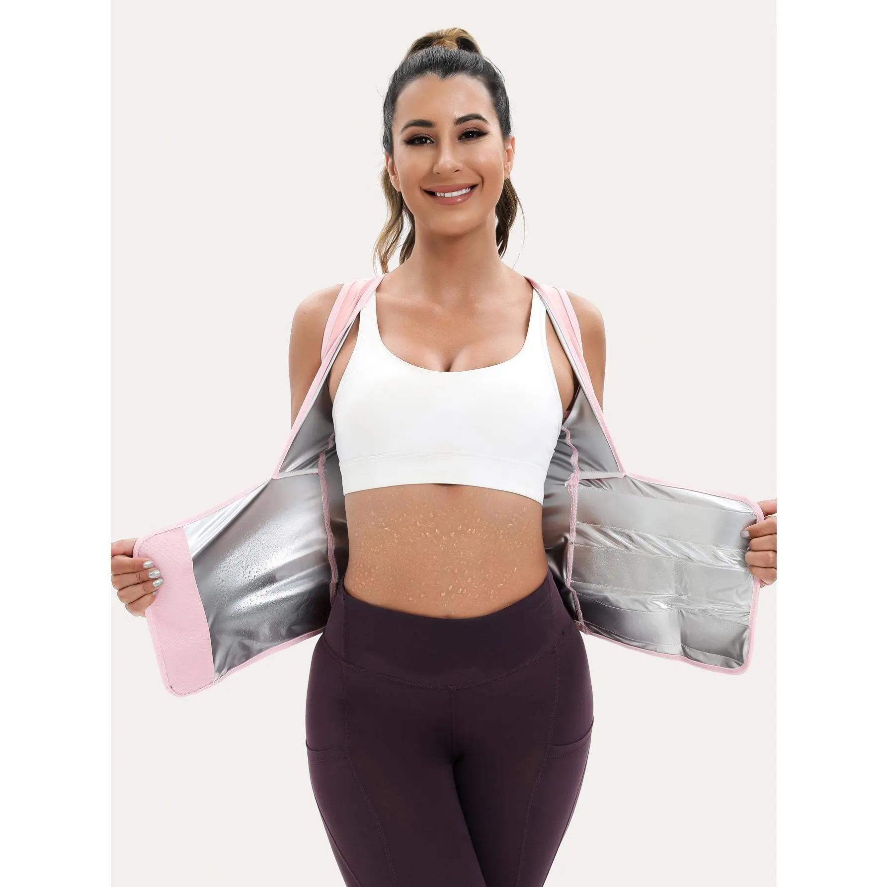 Cartivoe™ Women’s Zip-Up Sauna Workout Vest with Adjustable Compression 🔥