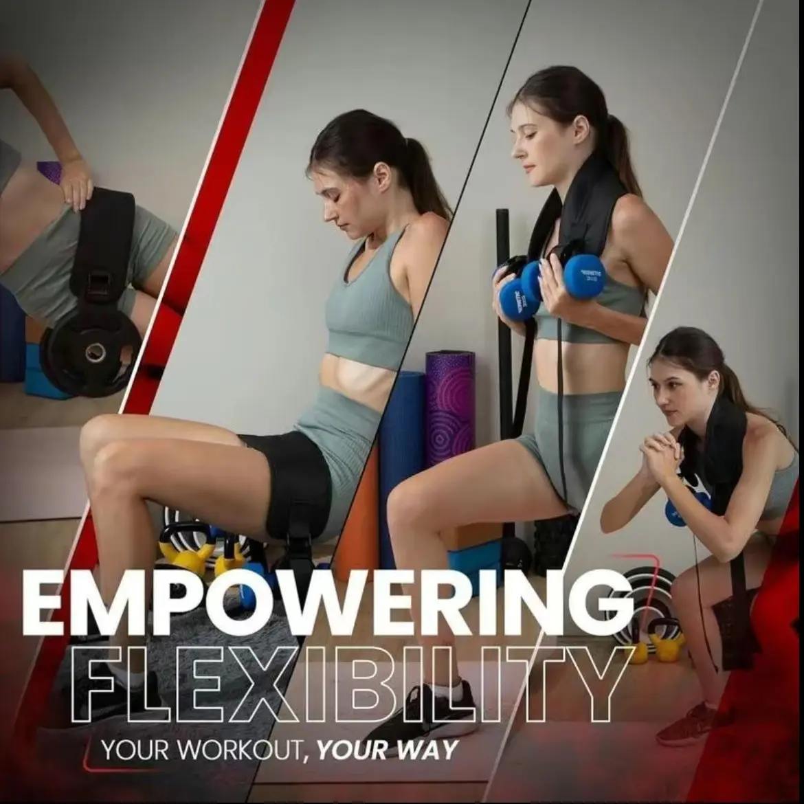 Adjustable Weighted Belt with Extra Cushioning - Lightweight Glute Workout Equipment for Home Hip Thrusts, Kettlebell Training & Butt Shaping, Isolates Hip Muscles, Compatible with Dumbbells & Push-Pull Resistance Rollers