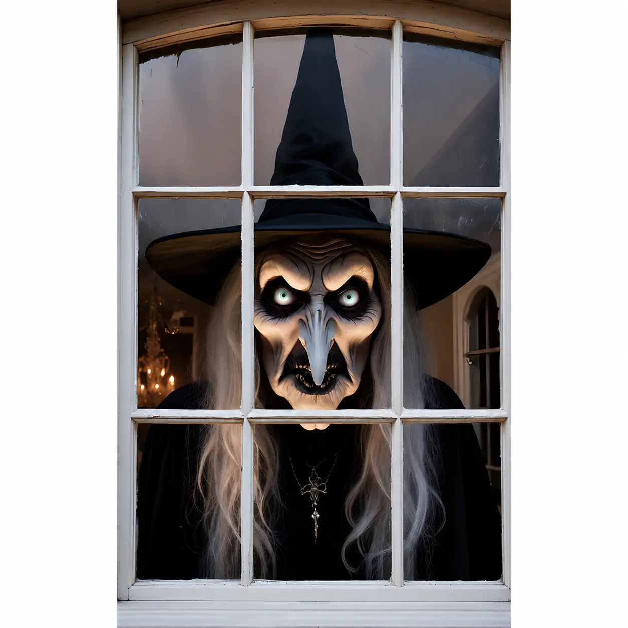 Halloween Blackout Curtains Polyester Shower-Style Panels