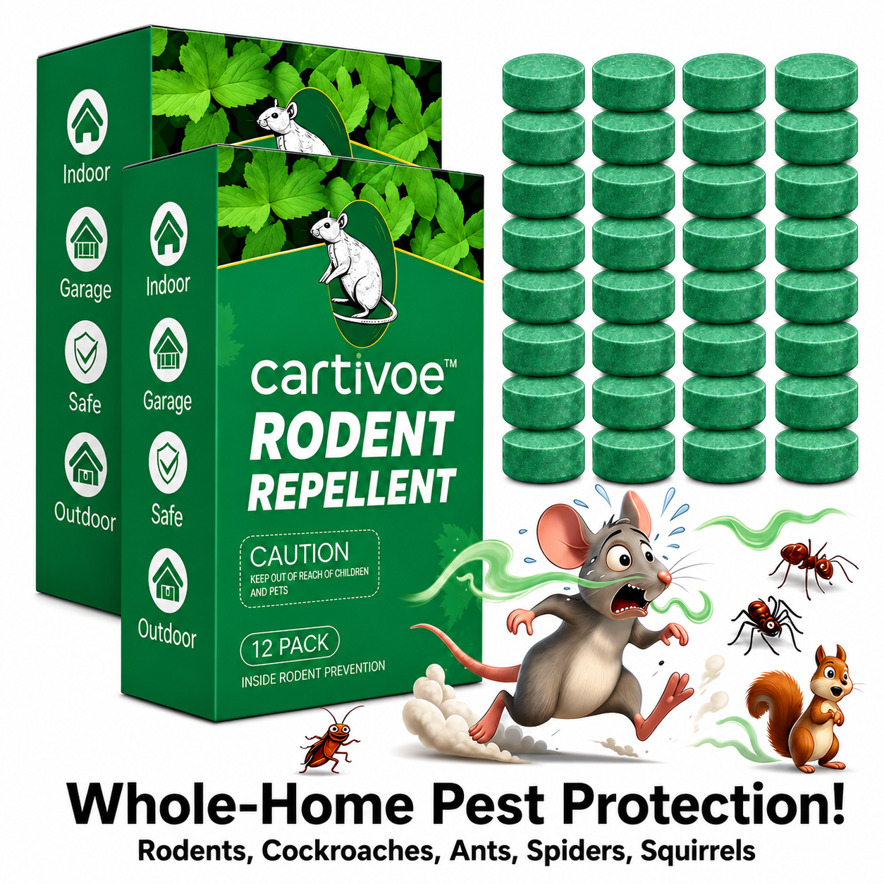 Natural Rodent Repellent Balls ,Effectively eliminates rodent pests Long-lasting effectiveness