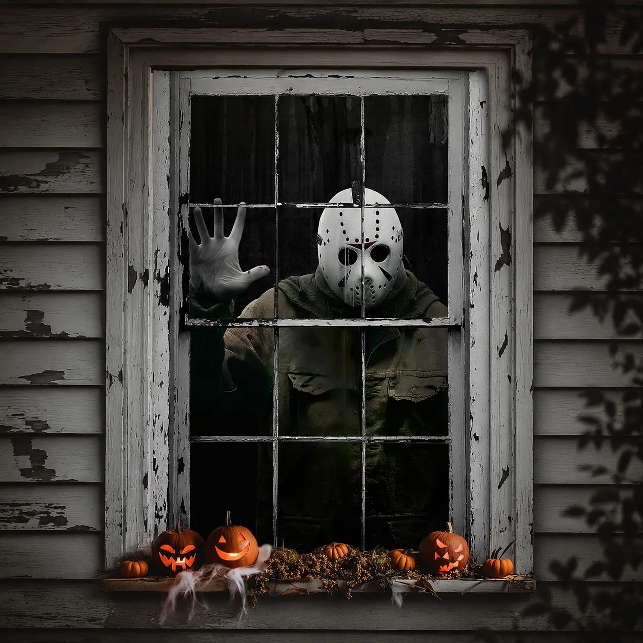 Halloween Blackout Curtains Polyester Shower-Style Panels