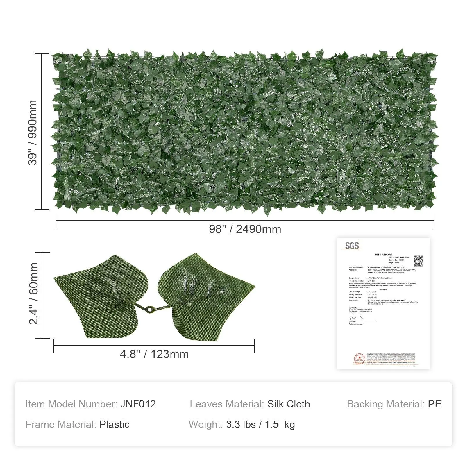 Ivy Privacy Fence