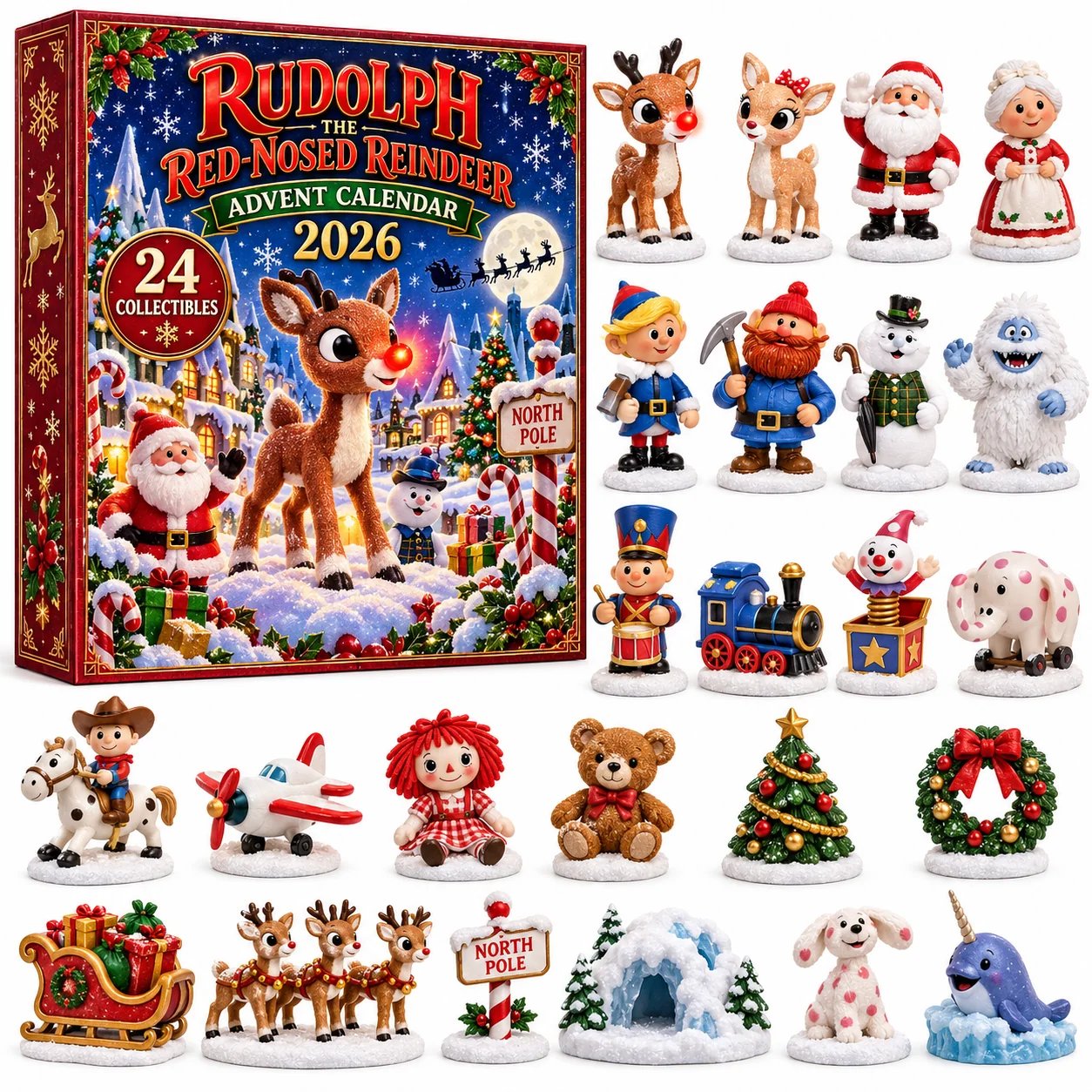 24 Days of Rudolph Christmas Magic – 2026 Advent Calendar