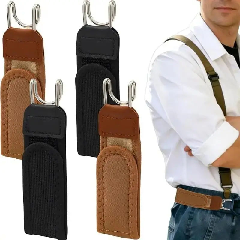 Invisible No Buckle Adjustable Waist Belt for Men and Women