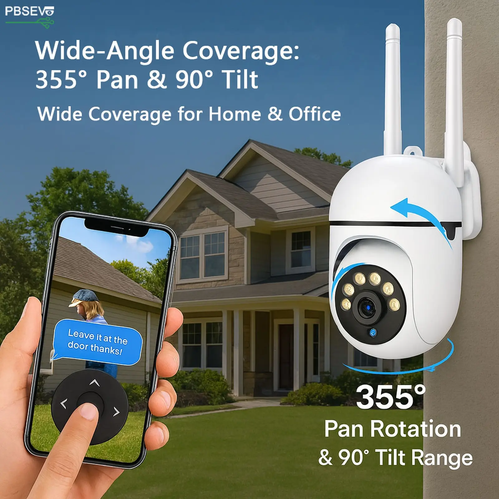 Cartivoe™ 1080P HD Smart WiFi Indoor Security Camera with Night Vision & Two-Way Audio 🏠📹