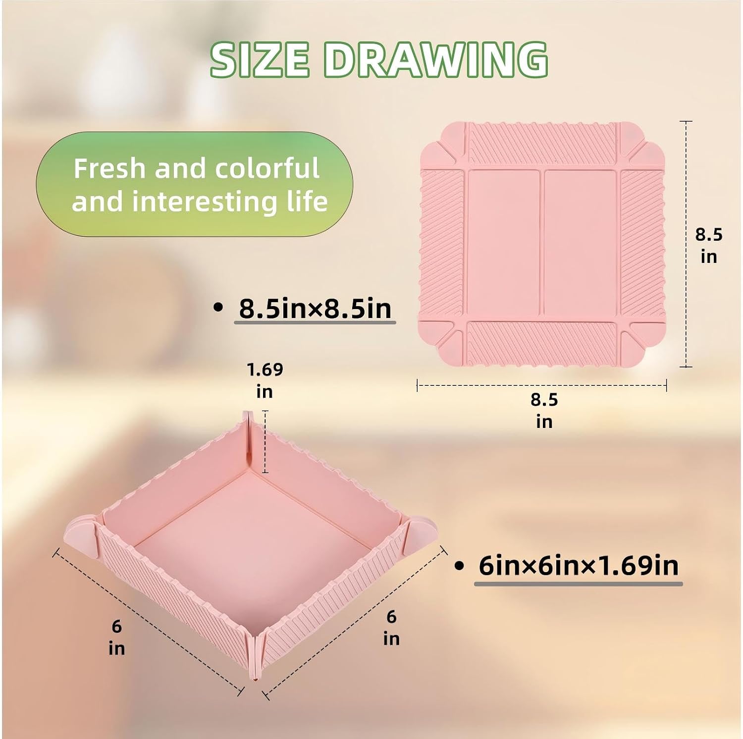 5-Piece Silicone Snack Containers