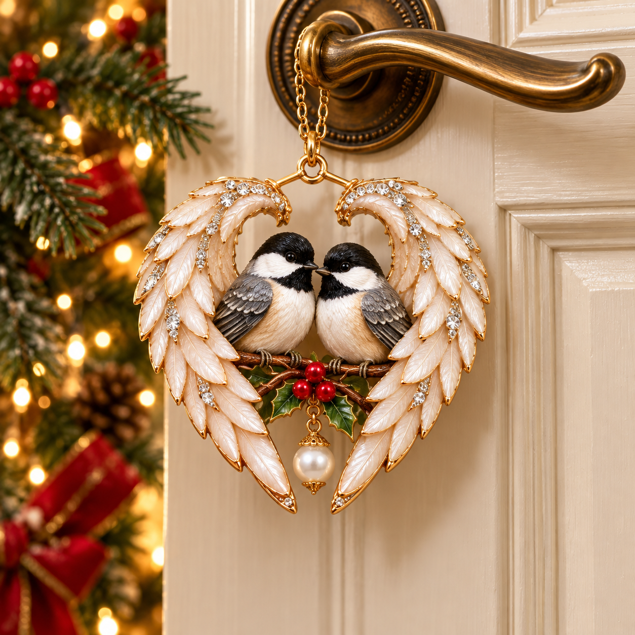 ❤️2026 Angel Wing Heart Christmas Ornaments - image 11