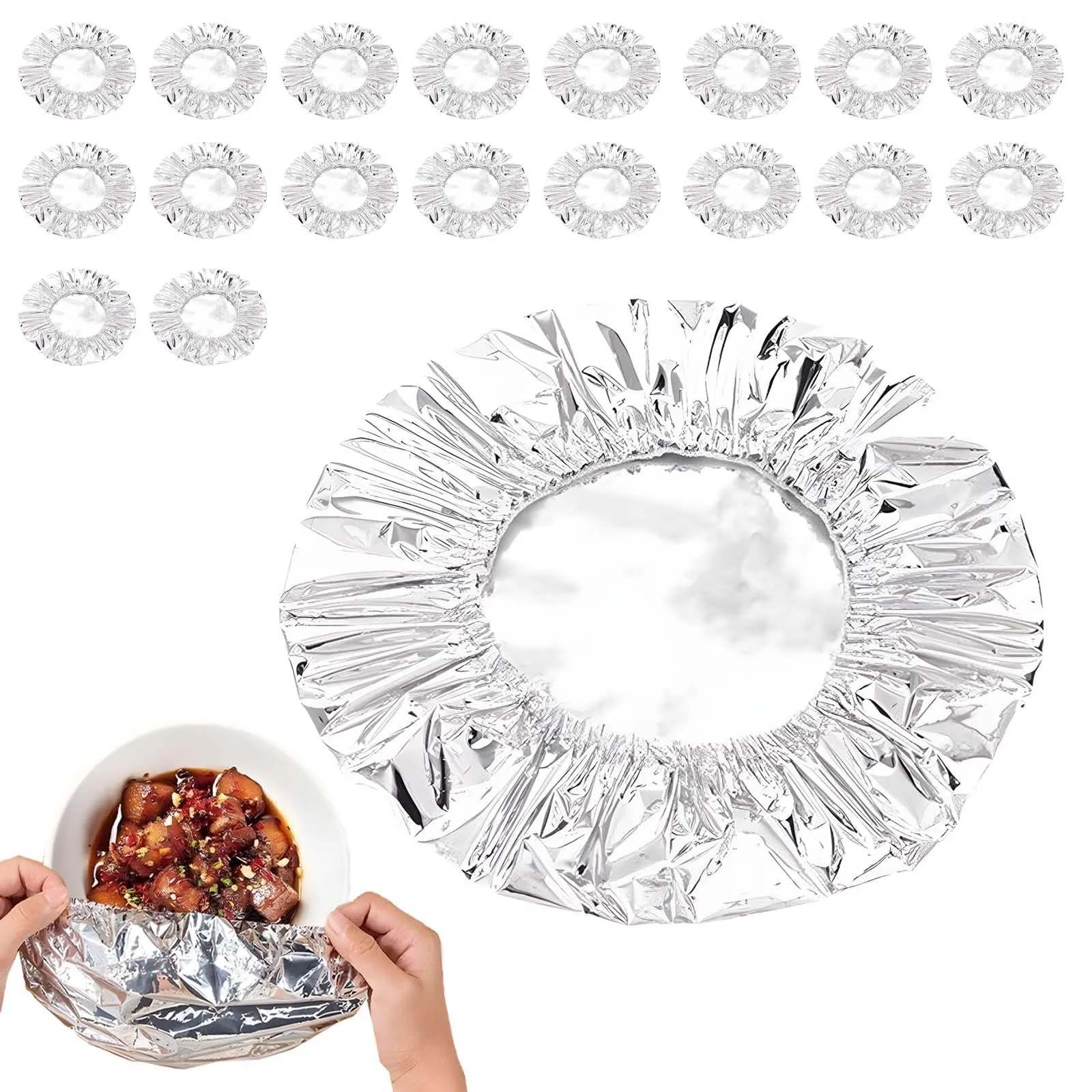 🔥Hot Sale 50% OFF🍲Home dining table & food container aluminum foil heat-retaining cover