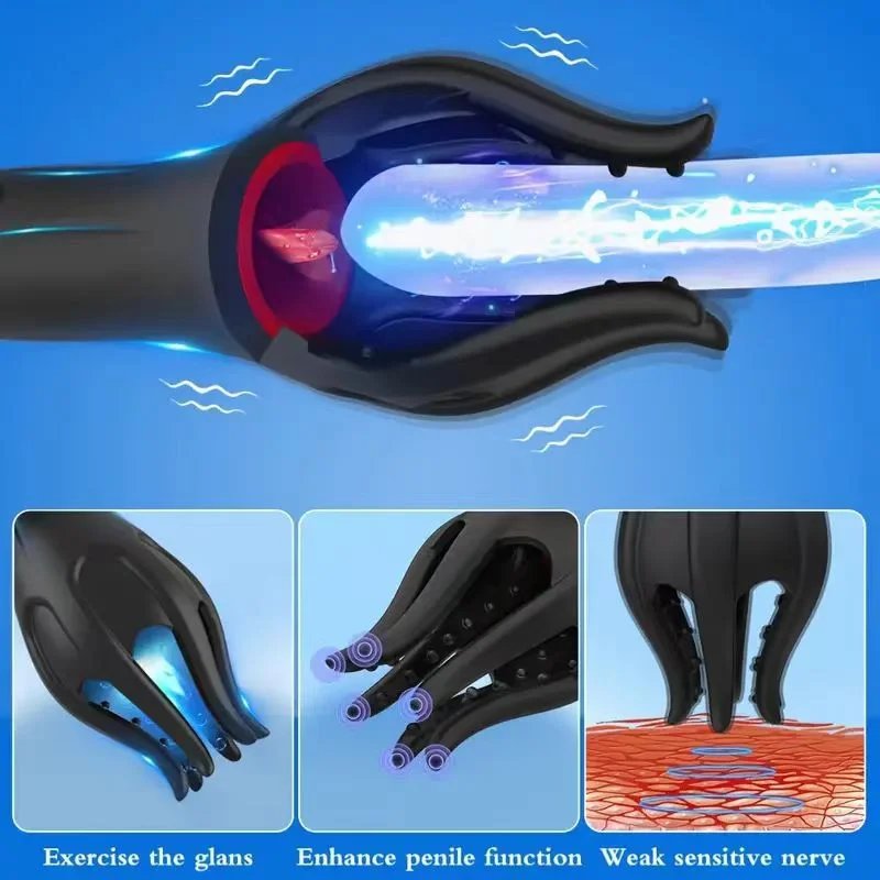🎁LAST DAY - 50% OFF【Discreet Shipping】 💪🏻3-in-1 Vibrating Penis Enlargement Trainer for Men