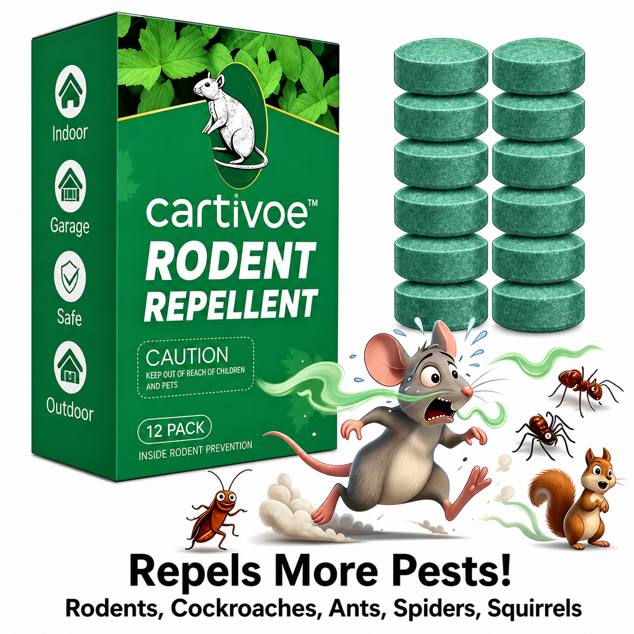 Natural Rodent Repellent Balls ,Effectively eliminates rodent pests Long-lasting effectiveness