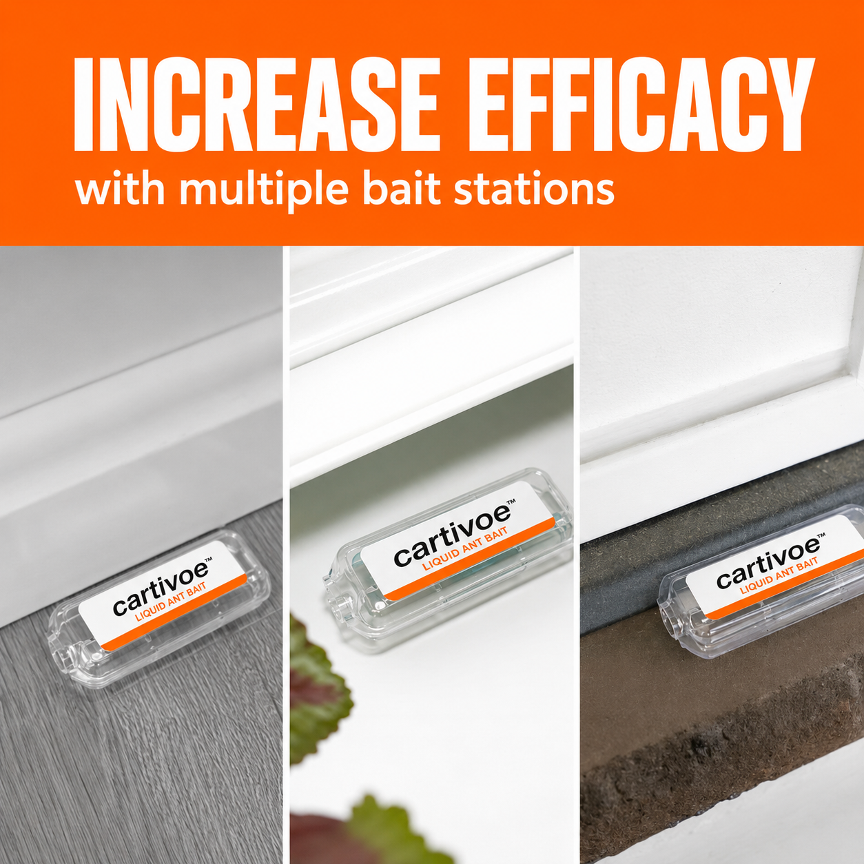 🐜 Cartivoe™ Liquid Ant Bait Stations – Target the Ants You See & the Colony Behind Them 🏠✨