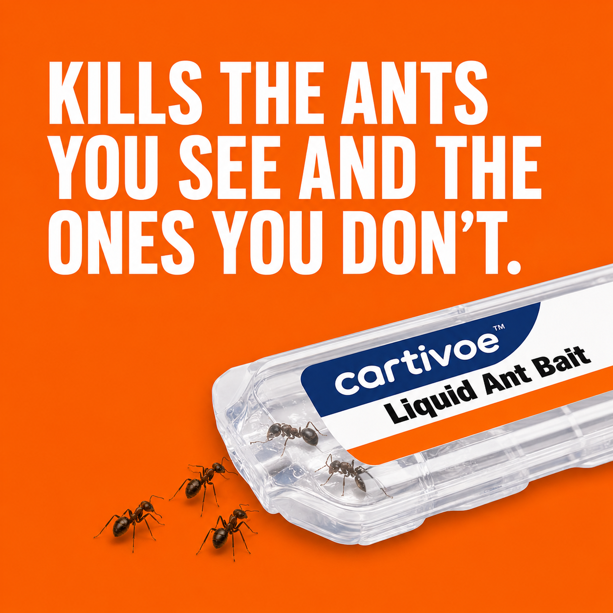 🐜 Cartivoe™ Liquid Ant Bait Stations – Target the Ants You See & the Colony Behind Them 🏠✨