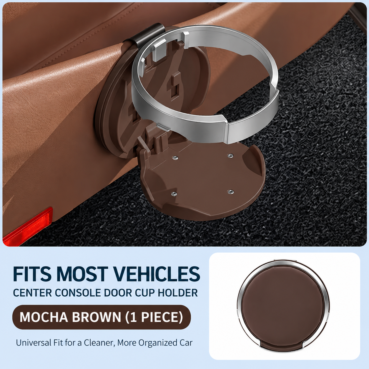 Cartivoe™ Foldable Car Cup Holder Organizer 🚗 Space-Saving Universal Drink Holder for Coffee Cups, Bottles & Travel Essentials