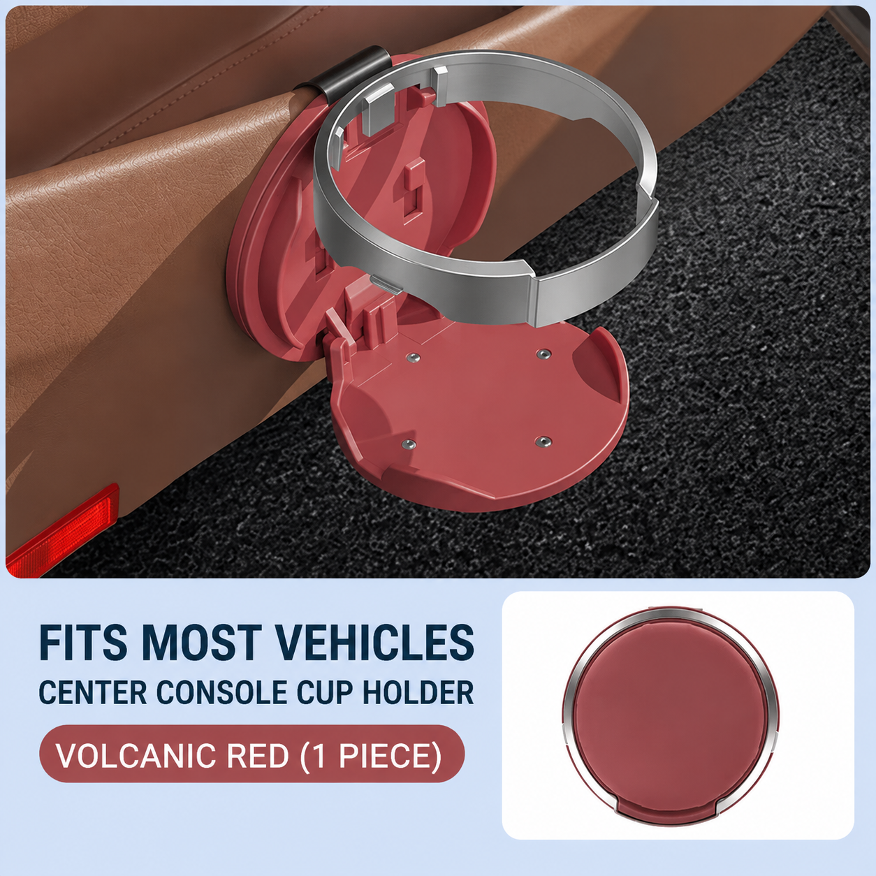 Cartivoe™ Foldable Car Cup Holder Organizer 🚗 Space-Saving Universal Drink Holder for Coffee Cups, Bottles & Travel Essentials