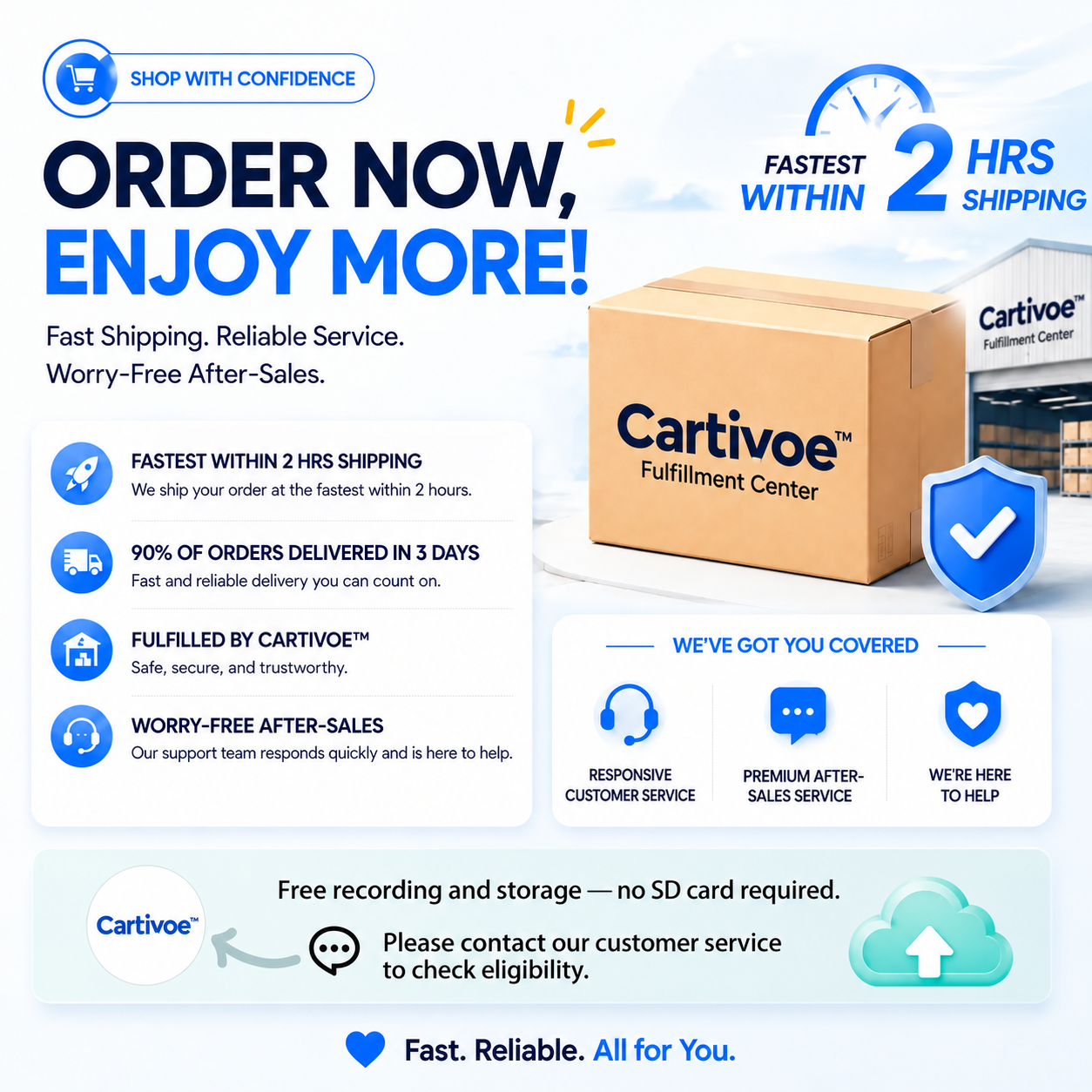Cartivoe™ 1080P HD Smart WiFi Indoor Security Camera with Night Vision & Two-Way Audio 🏠📹