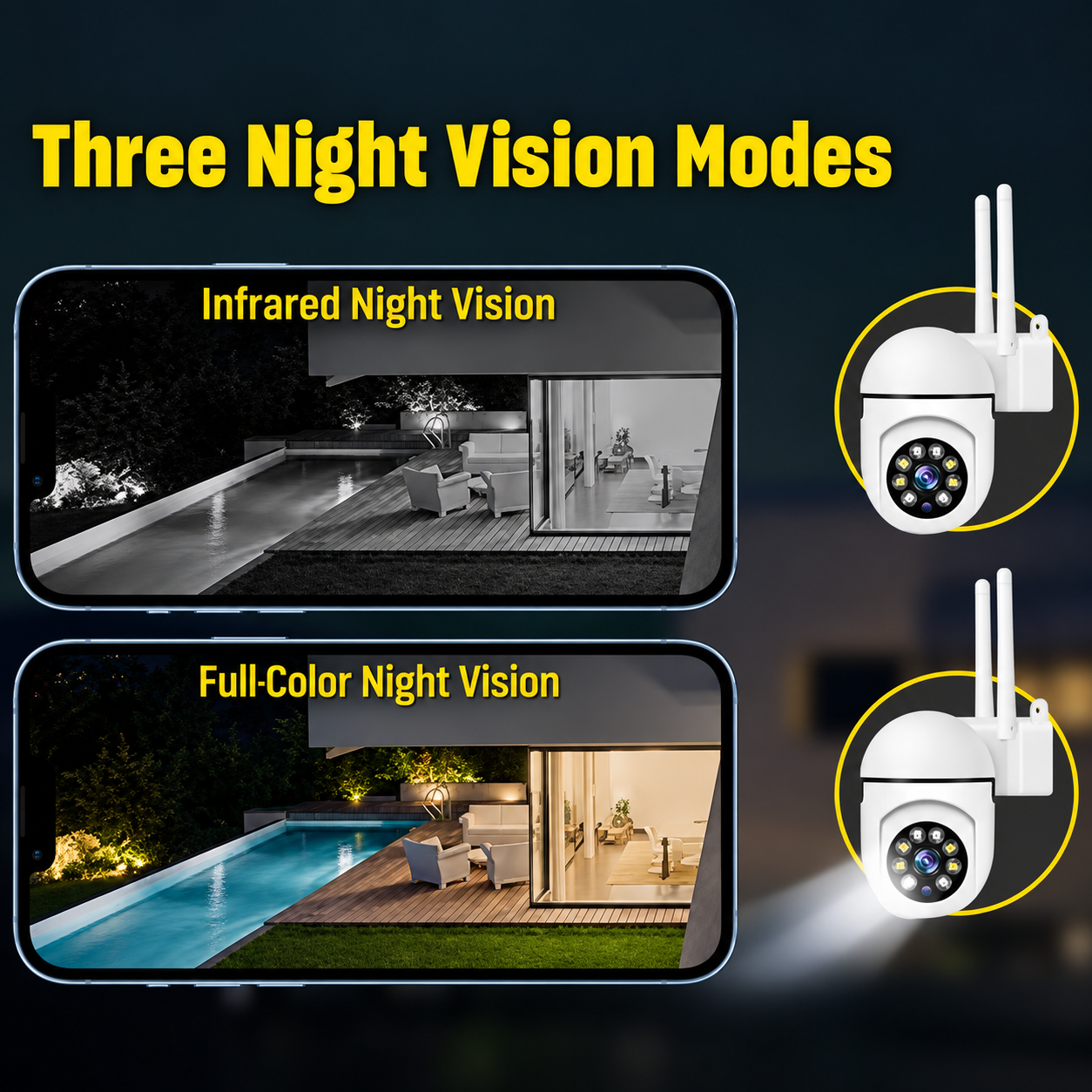 Cartivoe™ 1080P HD Smart WiFi Indoor Security Camera with Night Vision & Two-Way Audio 🏠📹