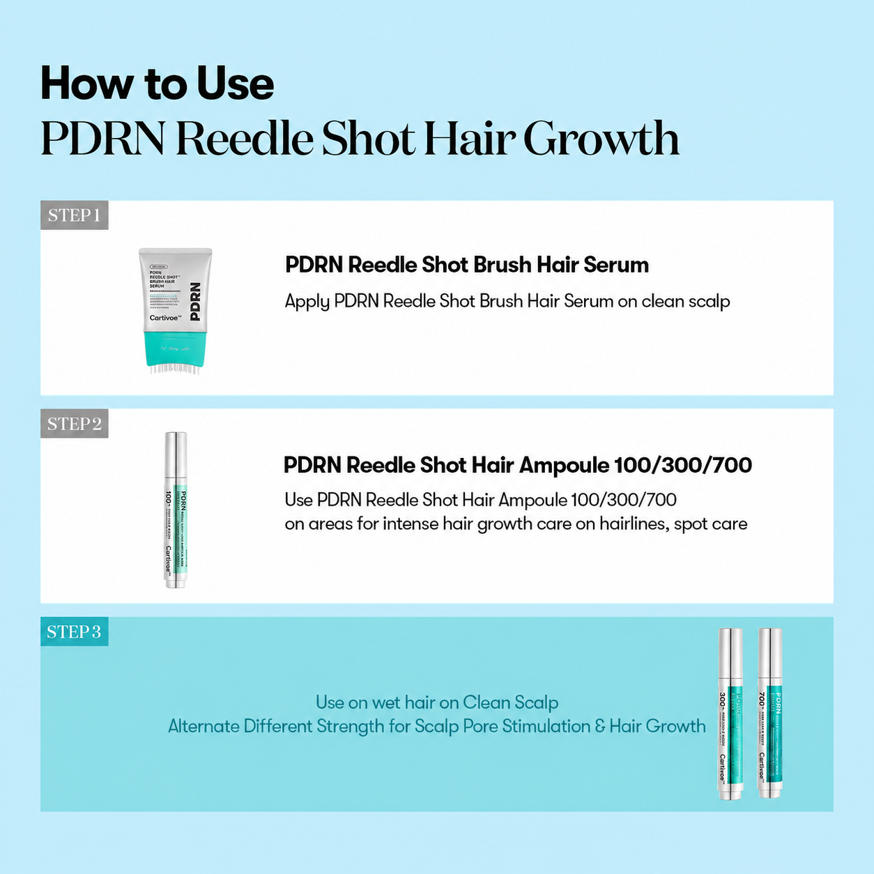 VT COSMETICS PDRN Reedle Shot Hair Serum