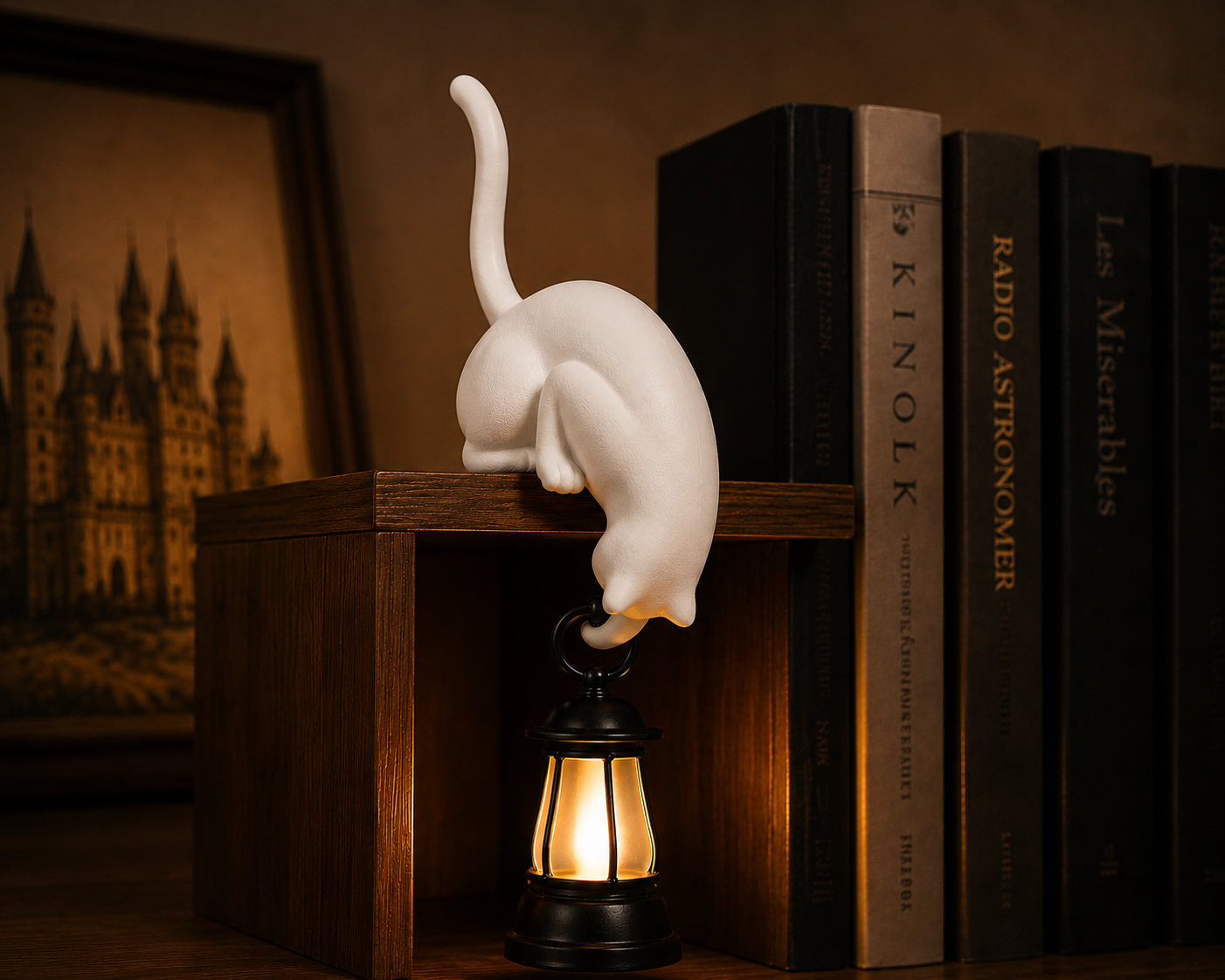 Cat Lantern Night Light