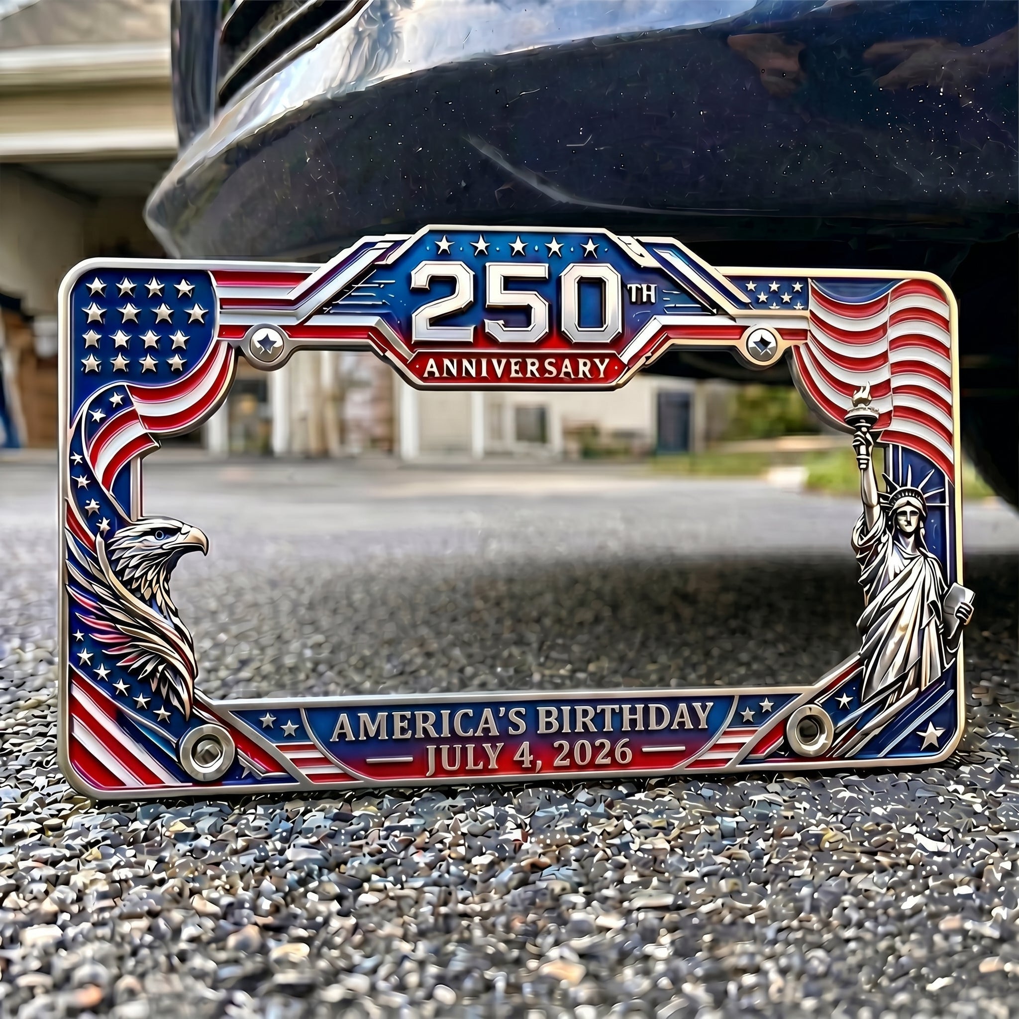 🦅LAST DAY 49% OFF-🔥250th Anniversary Commemorative License Plate Frame