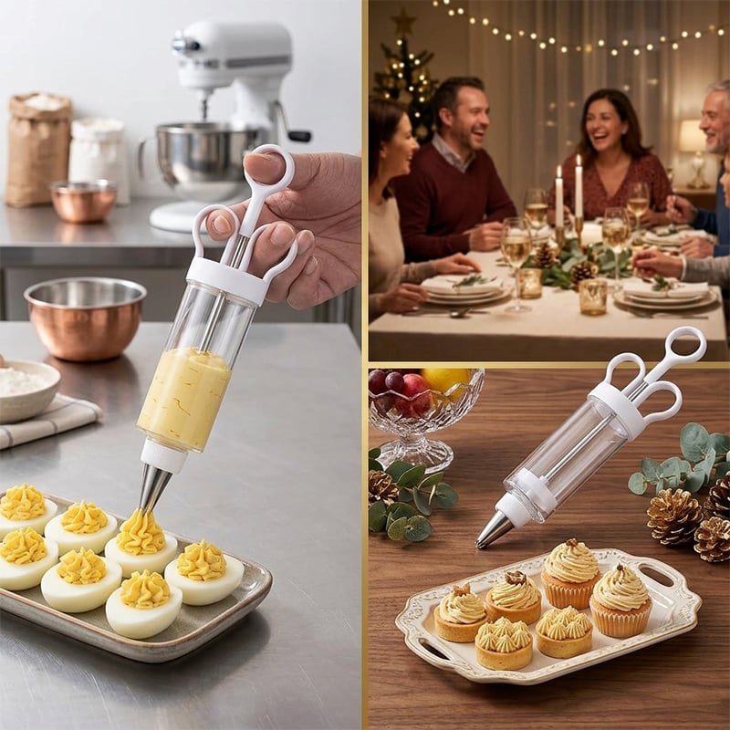Cake Decorating Syringe Kit