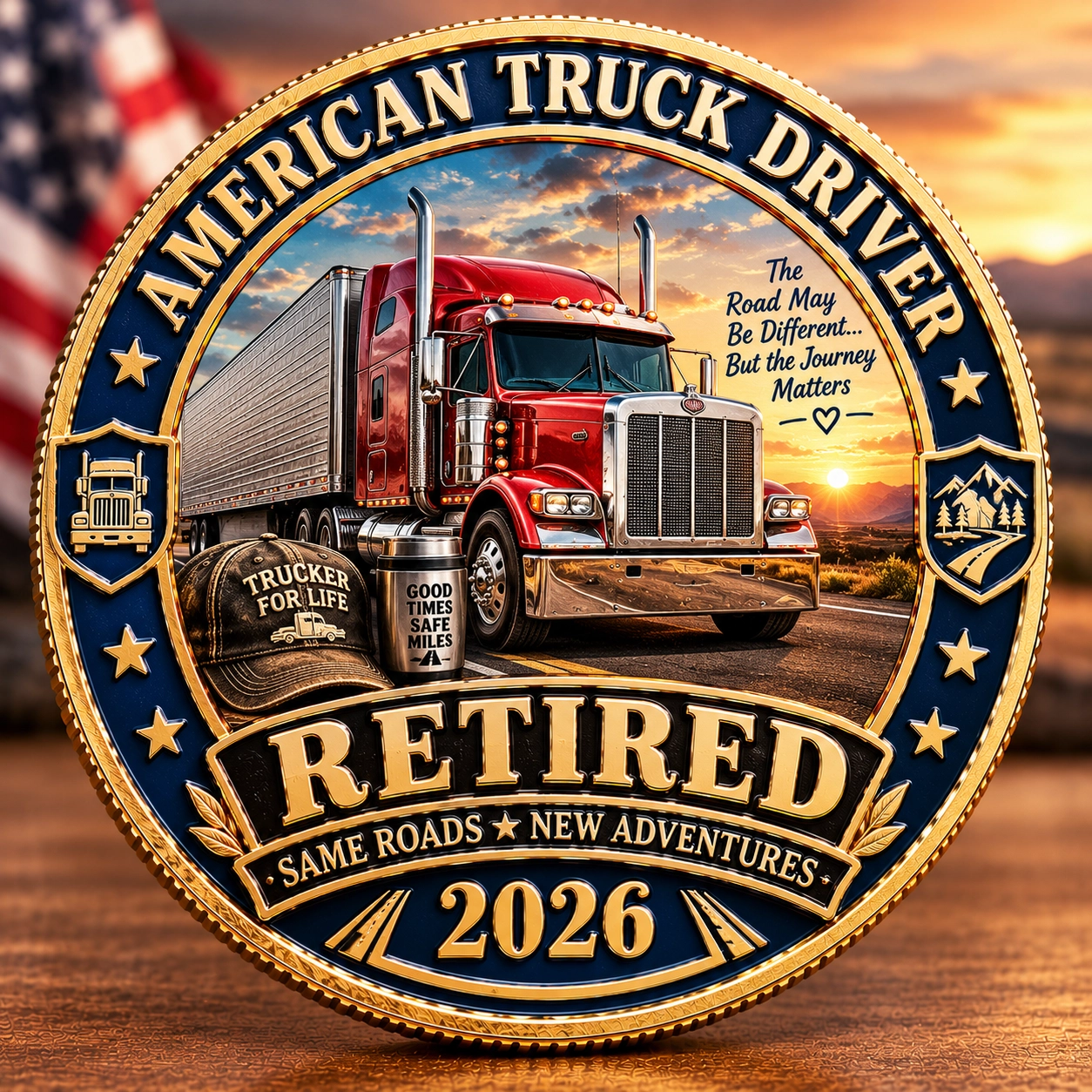 2026 Retired American Hero Commemorative Coin 