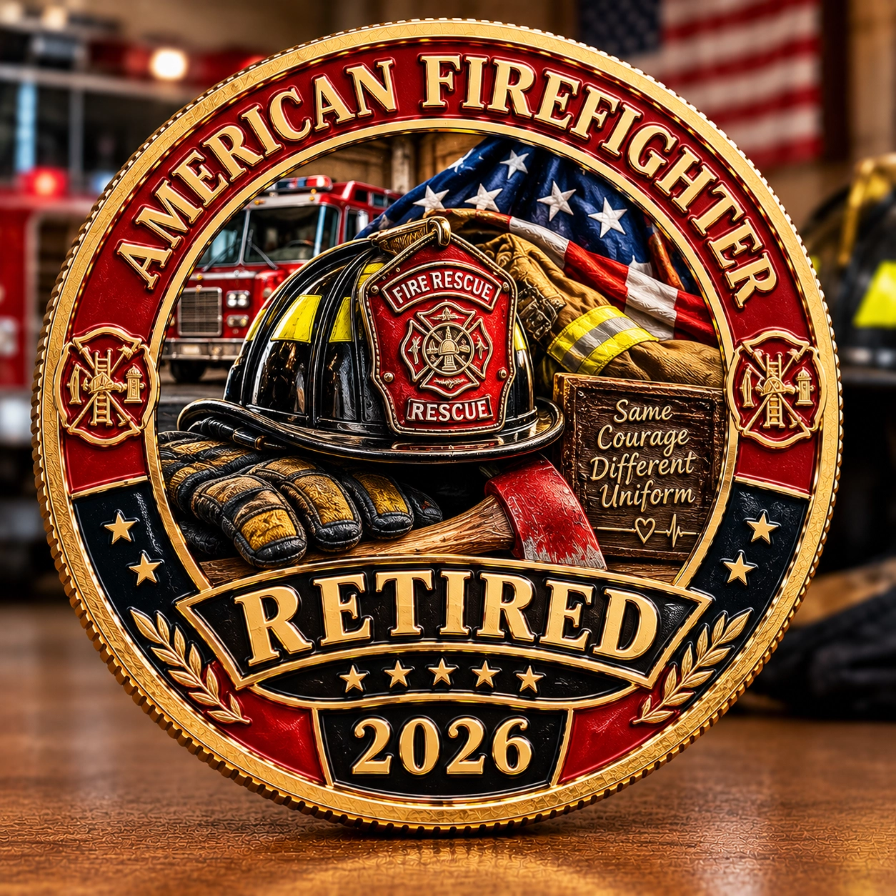 2026 Retired American Hero Commemorative Coin 