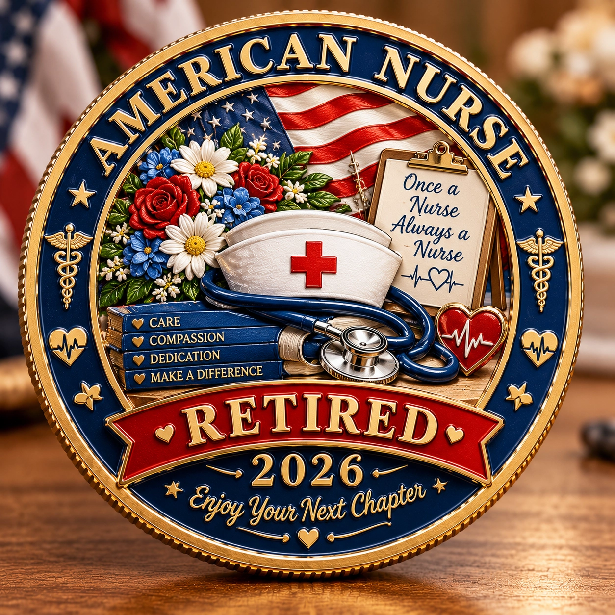 2026 Retired American Hero Commemorative Coin 