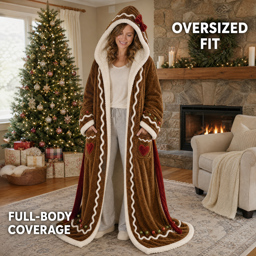 🔥Wearable Heated Blanket with Foot Pocket Sherpa🔥Overheat Protection & Auto Shut-Off